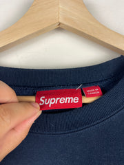 Supreme FW24 Crest Navy Crewneck