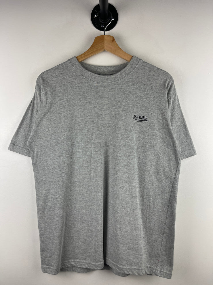 Vintage Von Dutch Spellout Grey Tee