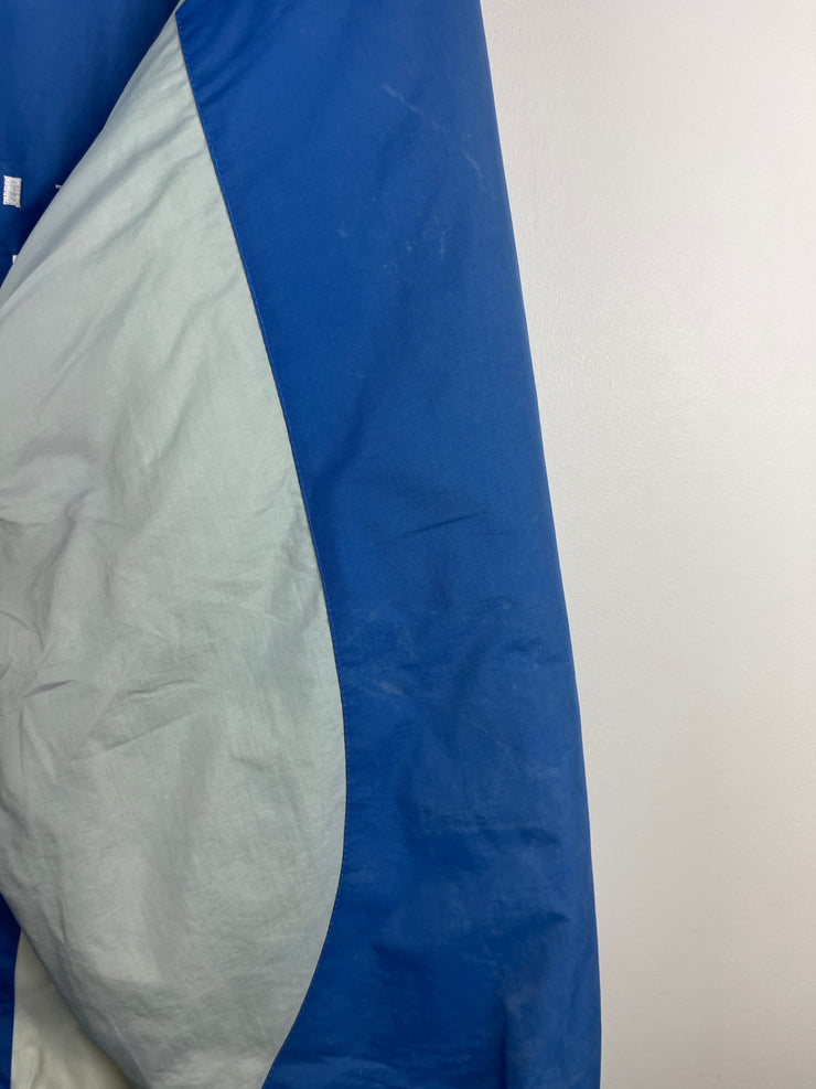 Vintage 90s NFL Logo 7 Detroit Lions Blue & Grey Jacket