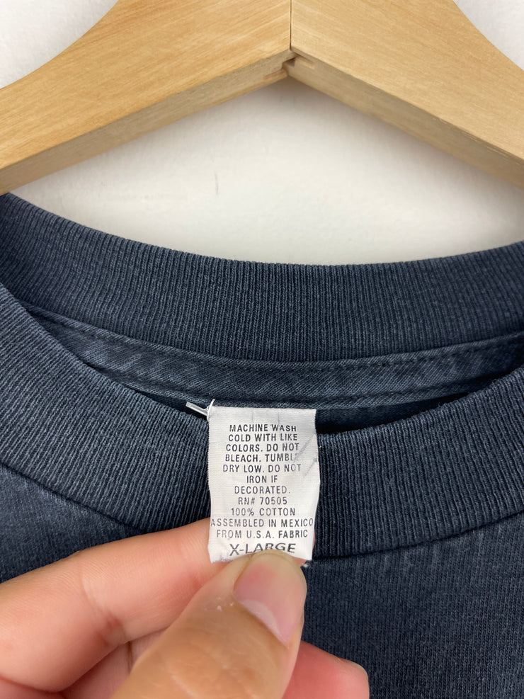 Vintage 90s Camel Smokes Where Its At Black Tee