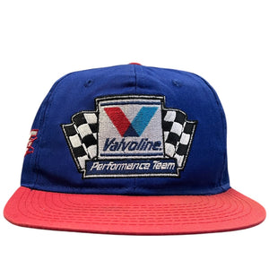 Vintage 90s Nascar Mark Martin Valvoline Blue Snapback Hat