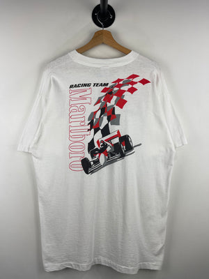 Vintage 90s Marlboro Racing Team White Tee