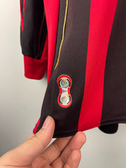 Vintage 2006 Adidas AC Milan Kaka Home Long Sleeve Soccer Jersey
