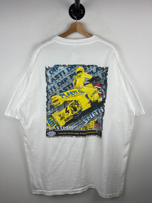 Vintage 90s NHRA Plasti Dip Racing White Tee