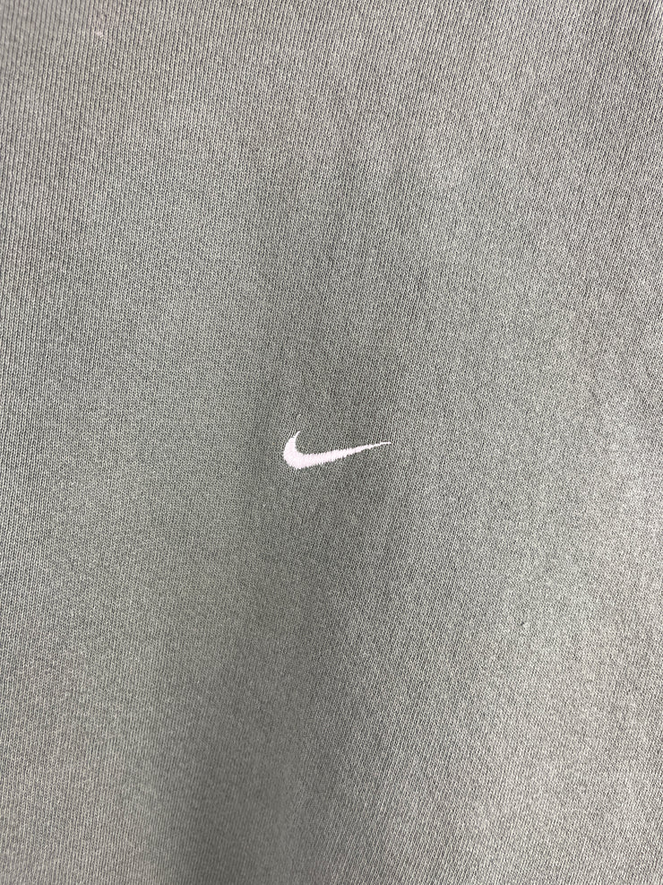 Vintage 90s Nike Mini Swoosh Olive Crewneck