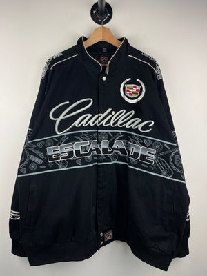 Vintage Jeff Hamilton Cadillac Escalade Black Racing Jacket