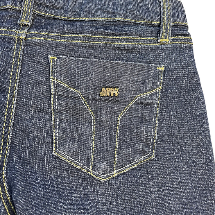 Vintage Miss Women’s Sixty Dark-Wash Denim Capris