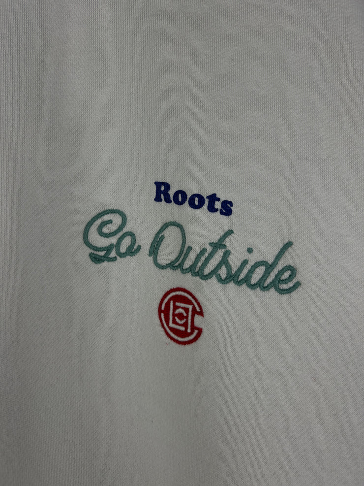 Roots X Clot Go Outside Cream Crewneck