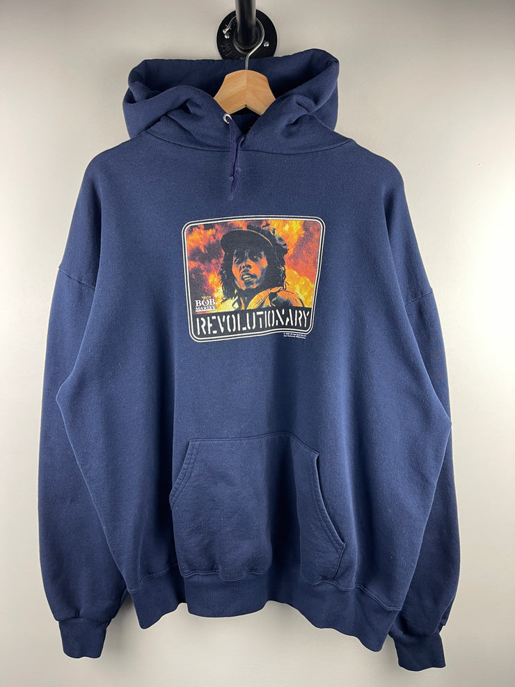 Vintage 2002 Bob Marley Revolutionary Navy Hoodie