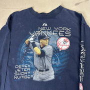 Vintage 2005 New York Yankees Derek Jeter Navy Long Sleeve