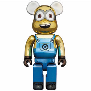 Bearbrick Minons Dave Chrome Version 1000%