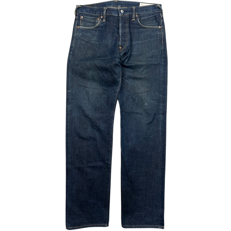 Evisu 20th Anniversary Seagull Straight Cut Blue Denim Jeans