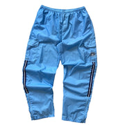 Vintage Y2K North Carolina Tar Heels Blue Cargo Splash Pants