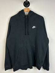 Vintage Nike Swoosh Spellout Black Hoodie