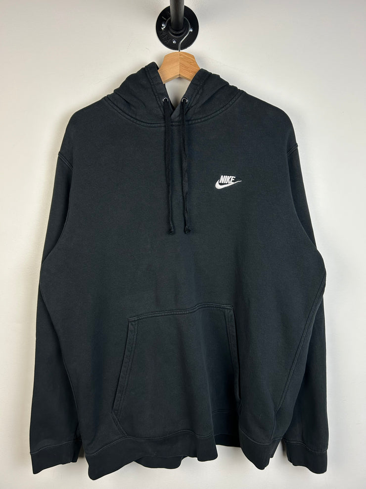 Vintage Nike Swoosh Spellout Black Hoodie