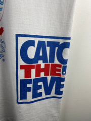 Vintage 90s MLB Bulletin Toronto Blue Jays All Over Print White Tee