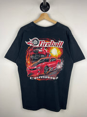 Vintage Chevrolet Camaro Fireball Black Tee