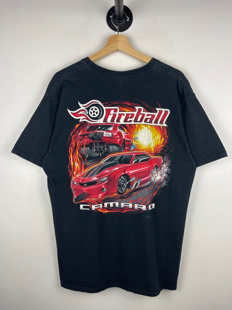 Vintage Chevrolet Camaro Fireball Black Tee