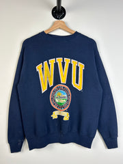 Vintage 90's West Virginia University Navy Crewneck