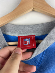 Vintage NFL Detroit Lions Embroidered Baby Blue Crewneck