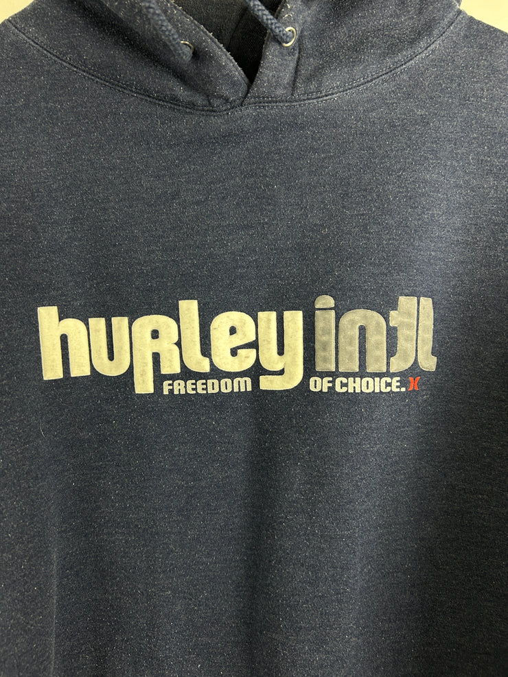 Vintage 90s Hurley International Navy Hoodie