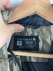 Carhartt Active Bottomland Camo Hooded Work Jacket