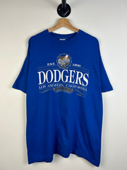 Vintage 1992 Los Angeles Dodgers Blue Tee