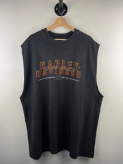 Vintage 90s Harley Davidson Ohio Black Tank Top