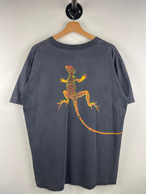 Vintage 90s Marlboro Unlimited Lizard Faded Black Tee