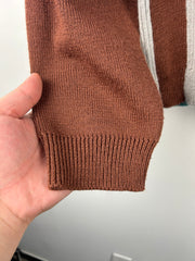 Vintage Levis Silver Tab Brown & Blue Knit Sweater