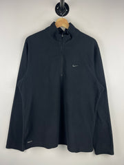 Vintage Nike Swoosh Quarter Zip Fleece Sweater