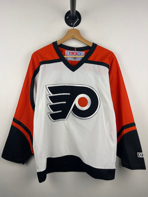 Vintage 90s NHL CCM Philadelphia Flyers White Hockey Jersey