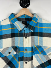 OVO Octobers Very Owl Blue & White Flannel