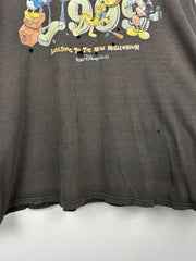 Vintage Disney World Millennium Thrashed Black Tee