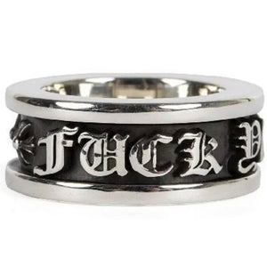 Chrome Hearts F*ck You Spinner Ring
