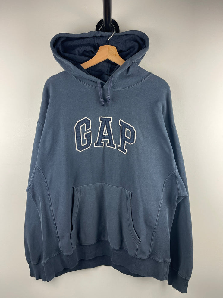 Vintage Gap Embroidered Navy Hoodie