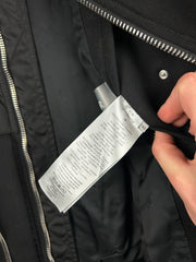 Dior X Sacai FW21 Black Hybrid Zip Up Bomber Jacket