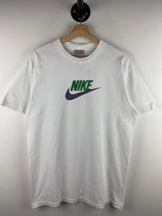 Vintage Nike Spellout Swoosh White Tee