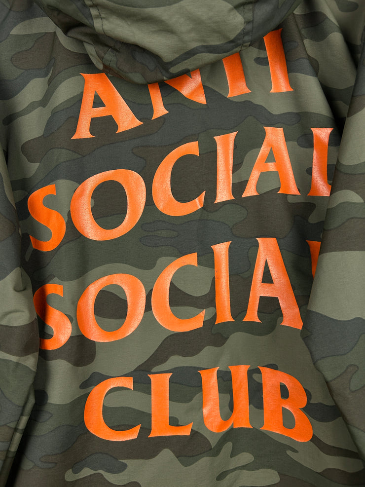 Anti Social Social Club Camo Pullover Anorak Windbreaker