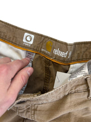 Vintage Carhartt Beige Cargo Work Pants