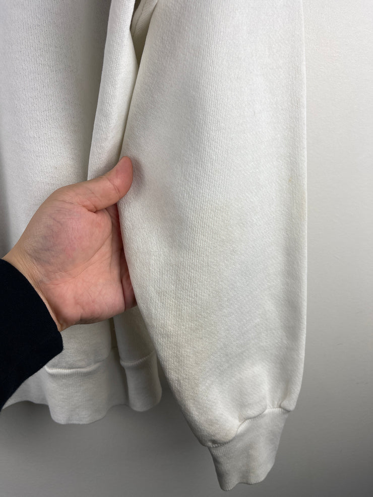 Vintage 80s Yale University White Crewneck