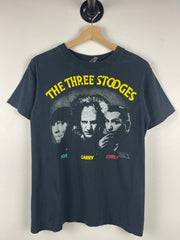 Vintage 80s The Three Stooges Black Tee