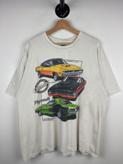 Vintage Plymouth Muscle Cars White Tee
