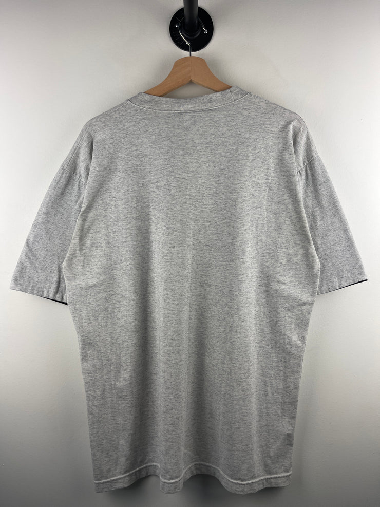 Vintage 90s Hard Rock Café Jamaica Embroidered Grey Tee