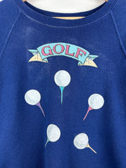 Vintage 80s Golf Navy Crewneck