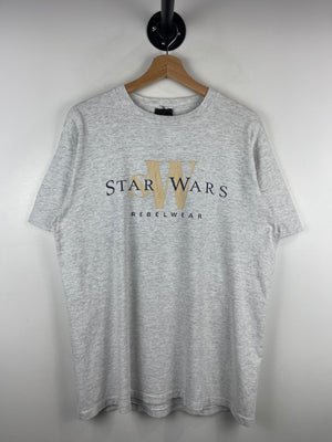 Vintage 90s Star Wars Rebel Wear Grey Tee