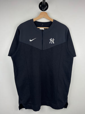 Nike MLB New York Yankees Dan Fiorito Coach Game Worn Short Sleeve Sweater
