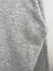Vintage 90s Jerzees Blank Grey Cardigan Sweater