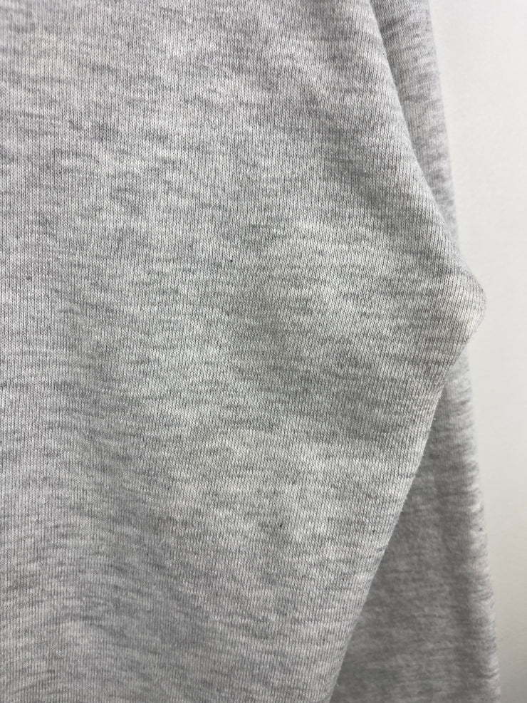 Vintage 90s Jerzees Blank Grey Cardigan Sweater