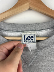 Vintage 90s Lee Sport Golf Classics Collection Embroidered Grey Crewneck